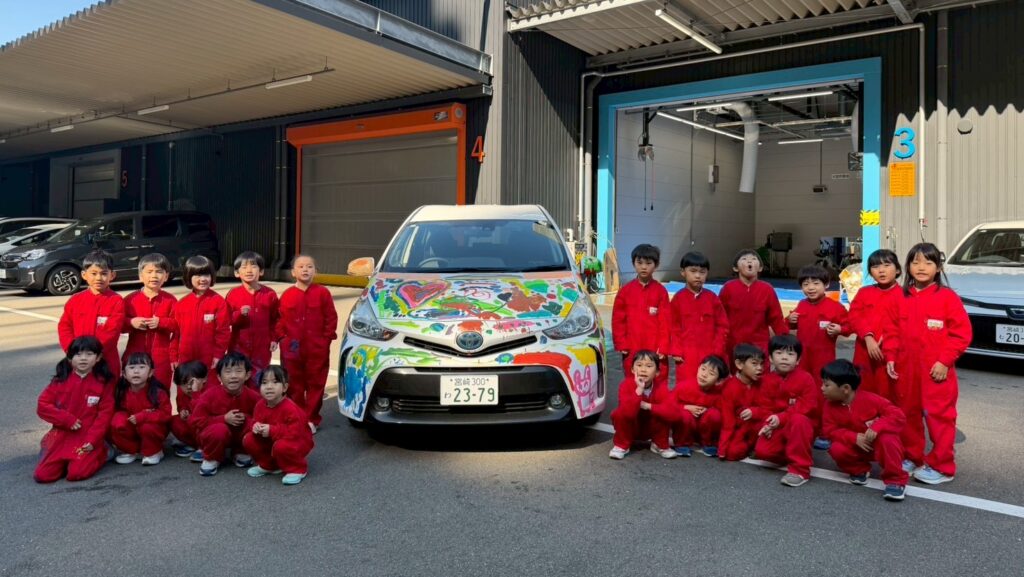 新富幼稚園　総合物流センター見学