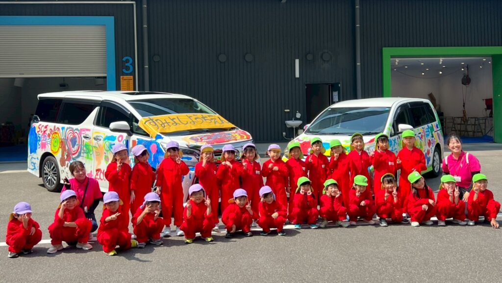 住吉幼稚園　総合物流センター見学